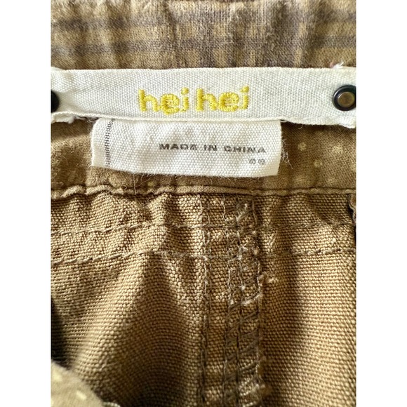 Anthropologie Hei Hei Women's Size 2 Olive Green Utility Style Skirt Boho Career - Picture 4 of 8